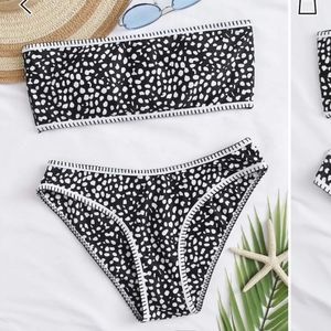 NWT Shein bandeau 2 peice swim suit